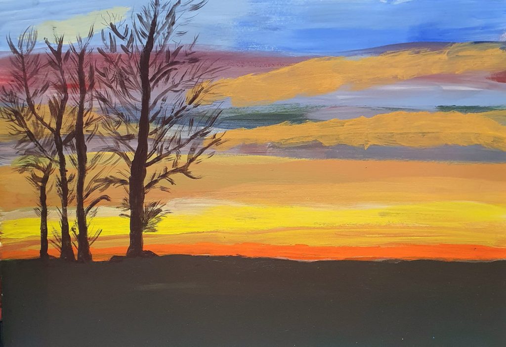 Bild April 2026
Sabine Krueger
"Licht"
Acryl
21 x 30 cm