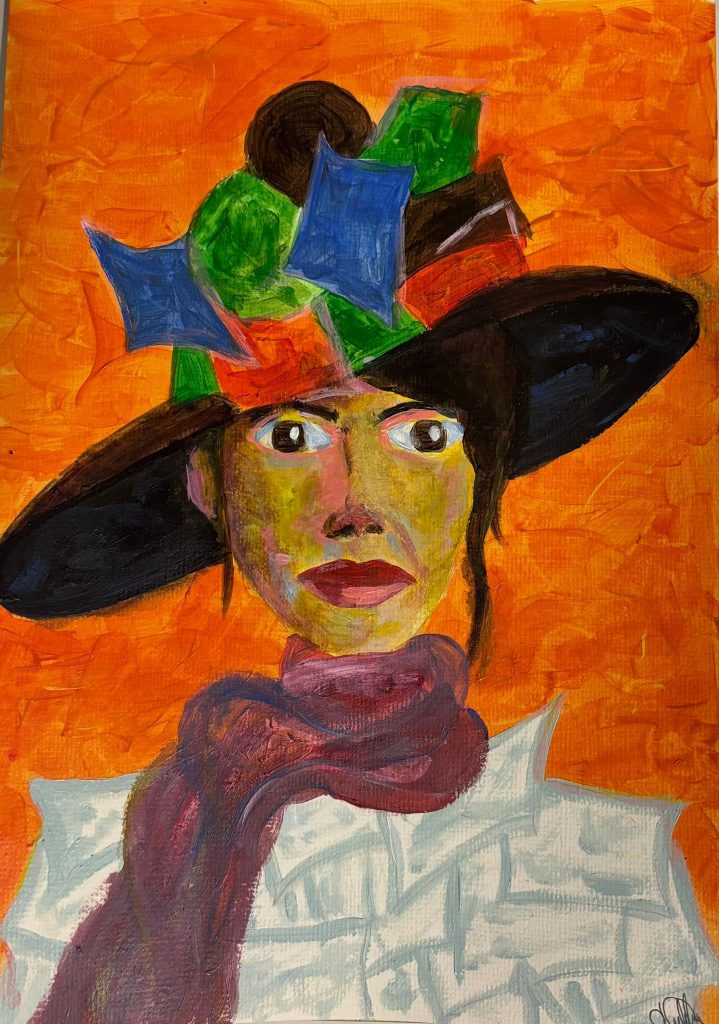 Juni 2026
Lena Gillich, „Hanna“
29,7 x 21 cm
Acryl auf Aquarellpapier
